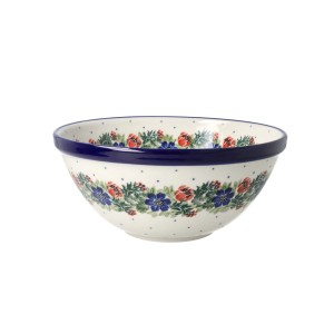 Miska Ceramika Artystyczna Bolesławiec do sałatek V 1 L M057 dek1535X
