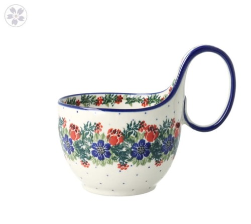 Czerpak-miska Ceramika Artystyczna Bolesławiec V 0,4 L C845 dek1535X