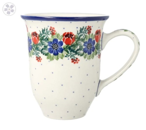 Kubek Ceramika Artystyczna Bolesławiec Latte V 0,45 L K826 dek1535X