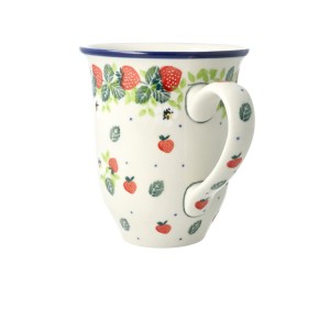 Kubek Ceramika Artystyczna Bolesławiec Latte V 0,45 L K826 dek2709X