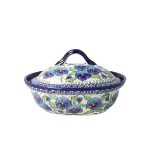 Brytfanna V 1,2 L Bolesławiec GU1156 DEK277Art