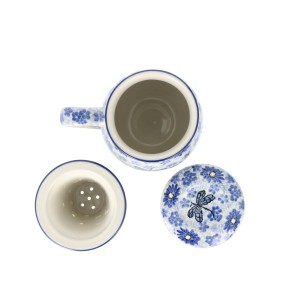 Kubek do ziół Ceramika Artystyczna Bolesławiec V 0,4 L C47 dek2999X