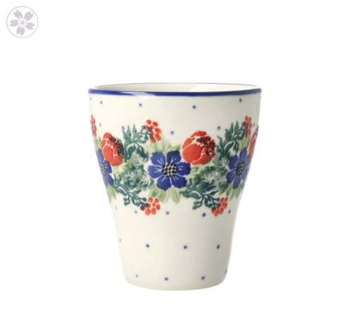 Kubek Ceramika Artystyczna Bolesławiec V 0,18 L D19 dek1535X