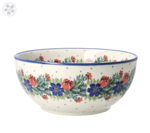 Miska na płatki Ceramika Artystyczna Bolesławiec C38 dek1535X