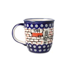 Kubek Ceramika Bolesławiec h 9,7 cm V 0,35 L GU1105 DEKDUOK171