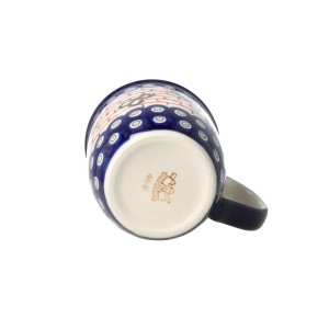 Kubek Ceramika Bolesławiec h 9,7 cm V 0,35 L GU1105 DEKDUOK171