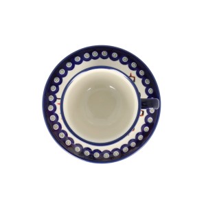 Filiżanka i spodek Ø 11,8/16 cm V 0,22 L Bolesławiec GU775 DEKDUOK171