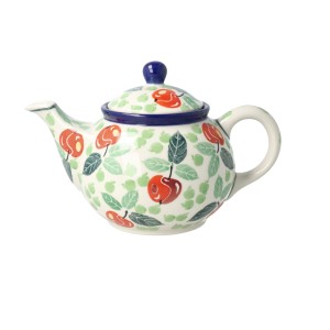 Czajnik Ceramika Artystyczna Bolesławiec do herbaty Sitko V 0,9 L E22 dek3248X