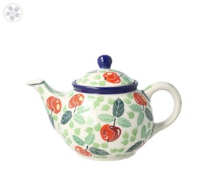 Czajnik Ceramika Artystyczna Bolesławiec do herbaty Sitko V 0,9 L E22 dek3248X