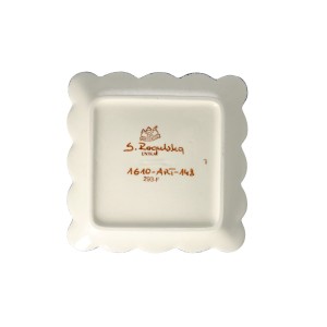 Talerz kwadratowy falbanka GU1610 DEK148Art