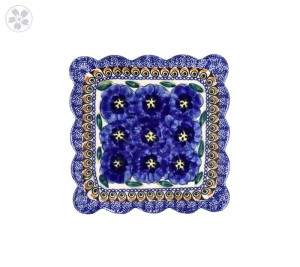 Talerz kwadratowy falbanka GU1610 DEK148Art