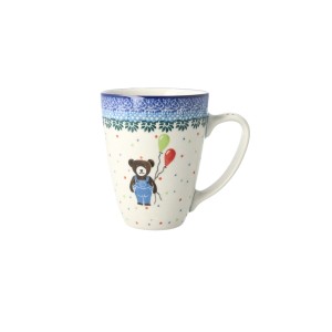 Kubek Ceramika Artystyczna Bolesławiec do herbaty V 0,3 L D05 dek3328X