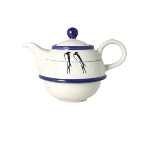 Czajnik z filiżanką Ceramika Artystyczna Bolesławiec V 0,6 L C01 DEKU4831