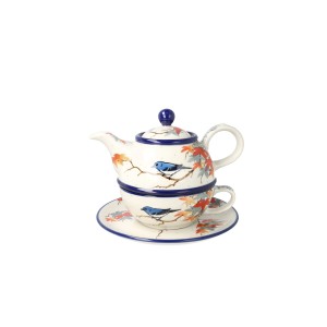 Czajnik z filiżanką Ceramika Artystyczna Bolesławiec V 0,6 L