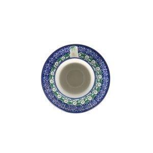 Filiżanka i spodek Ceramika Artystyczna Bolesławiec espresso V 0,06 L B10 dekU4998