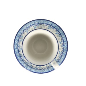 Filiżanka i spodek Ceramika Artystyczna Bolesławiec do herbaty V 0,18 L F770K dek2858X