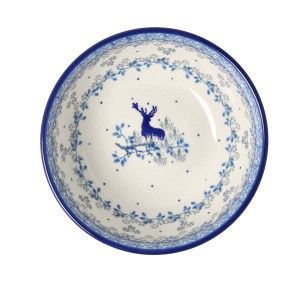 Miska na płatki Ceramika Artystyczna Bolesławiec C38 dek2858X