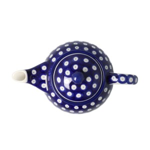 Czajnik Ceramika Artystyczna Bolesławiec do herbaty Sitko V 0,9 L E22 dek70AX