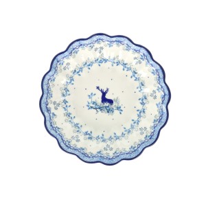 Miska Ceramika Artystyczna Bolesławiec falbanka M249 dek2858X