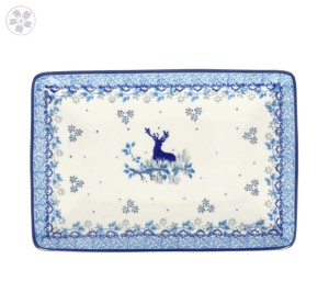 Tacka Ceramika Artystyczna Bolesławiec sushi C21 dek2858X