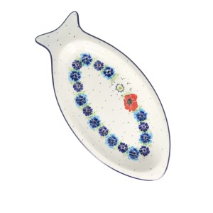 Półmisek ryba Ceramika Artystyczna Bolesławiec D74 dek2510X