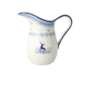 Dzbanek Ceramika Artystyczna Bolesławiec na wodę V 1,3 L B35 dek2858X