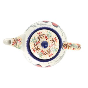 Czajnik Ceramika Artystyczna Bolesławiec do kawy V 1,2 L C060 dekU4908