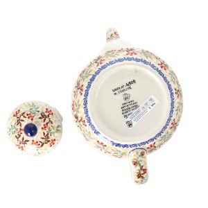 Czajnik Ceramika Artystyczna Bolesławiec do kawy V 1,2 L C060 dekU4908