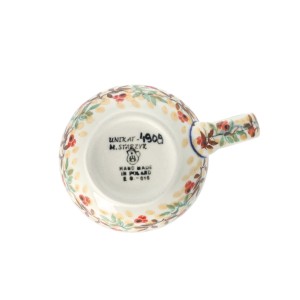 Kubek Ceramika Artystyczna Bolesławiec czeski mały V 0,2 L K005 dekU4908