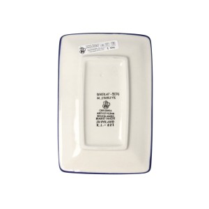 Tacka Ceramika Artystyczna Bolesławiec sushi C27 dekU5074