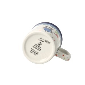 Kubek Ceramika Artystyczna Bolesławiec mini V 0,15 L K328 dekU4885