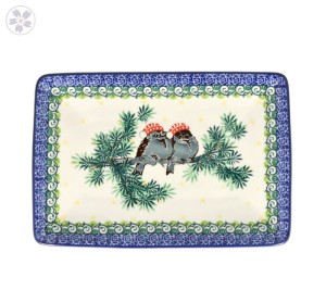 Tacka Ceramika Artystyczna Bolesławiec sushi C21 dekU4998