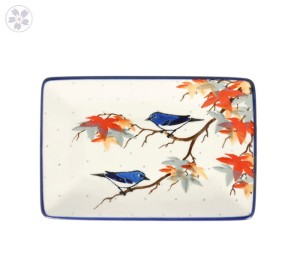 Tacka Ceramika Artystyczna Bolesławiec sushi C27 dekU5074