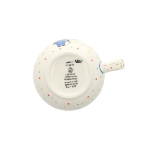 Filiżanka i spodek Ceramika Artystyczna Bolesławiec do kawy V 0,2 L F768K dek3328X