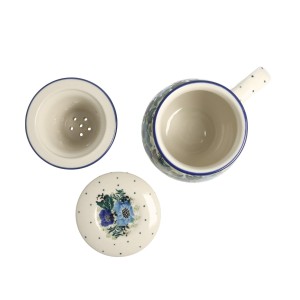 Kubek do ziół Ceramika Artystyczna Bolesławiec V 0,4 L C47 dek2839X