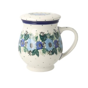 Kubek do ziół Ceramika Artystyczna Bolesławiec V 0,4 L C47 dek2839X