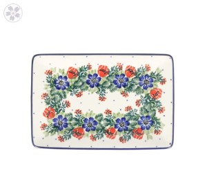 Tacka Ceramika Artystyczna Bolesławiec sushi C27 dek1535X