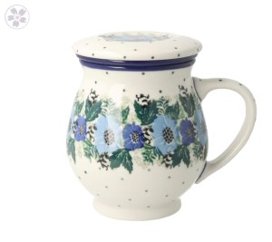 Kubek do ziół Ceramika Artystyczna Bolesławiec V 0,4 L C47 dek2839X