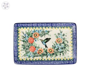 Tacka Ceramika Artystyczna Bolesławiec sushi C27 dekU3357