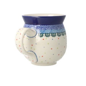 Kubek Ceramika Artystyczna Bolesławiec czeski V 0,45 L K073 dek3328X