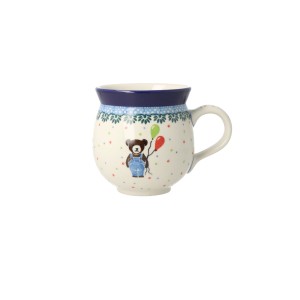 Kubek Ceramika Artystyczna Bolesławiec czeski V 0,35 L K070 dek3328X