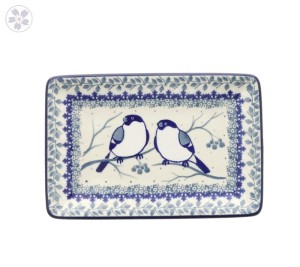 Tacka Ceramika Artystyczna Bolesławiec sushi C27 dekU4830