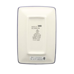 Tacka Ceramika Artystyczna Bolesławiec sushi C27 dekU4908