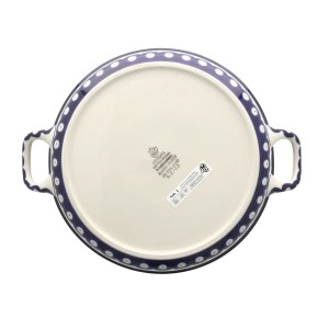 Rondel Ceramika Artystyczna Bolesławiec 23 cm C39 dek70X