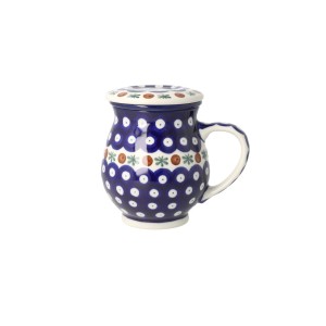 Kubek do ziół Ceramika Artystyczna Bolesławiec V 0,4 L C47 dek70X