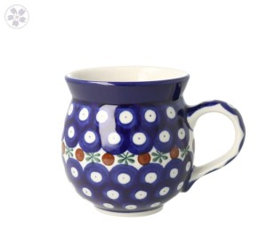 Kubek Ceramika Artystyczna Bolesławiec czeski V 0,35 L K070 dek70X