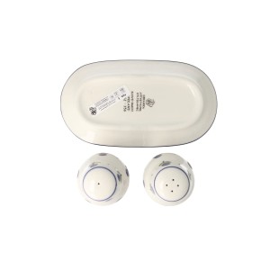 Solniczka i pieprzniczka Ceramika Artystyczna Bolesławiec komplet S131 dek135X