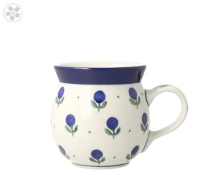 Kubek Ceramika Artystyczna Bolesławiec czeski mały V 0,2 L K005 dek135X