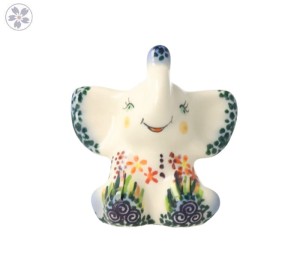 Figurka słoń siedzi Wrzos Galia