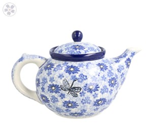 Serwis kawowo herbaciany dla 4 osób Ceramika Artystyczna Bolesławiec dek2999X